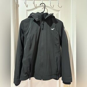 Hollister Charcoal Hooded Jacket